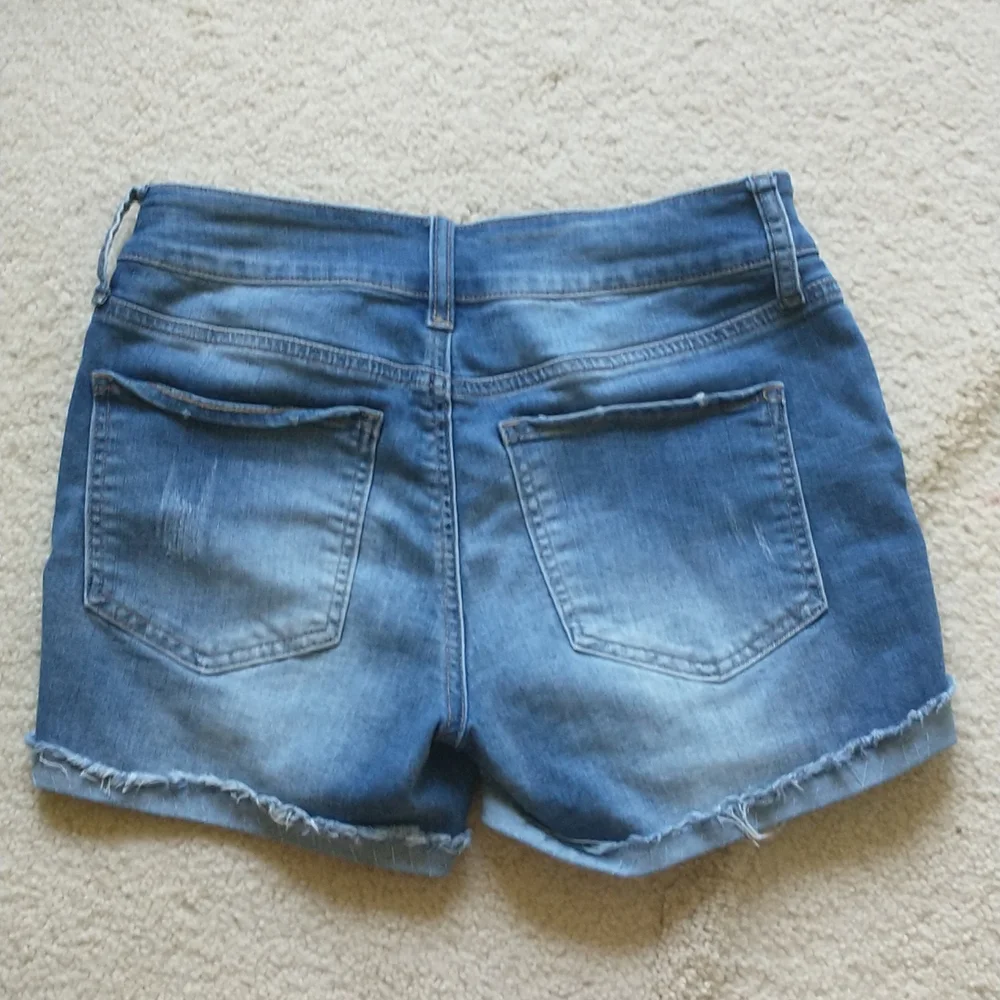 Midi Denim Shorts